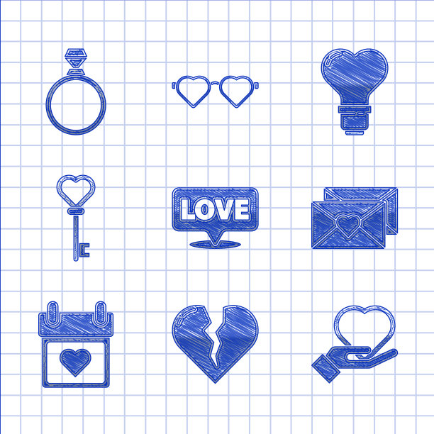 Set speech bubble with text恋爱破裂的心还是图片下载