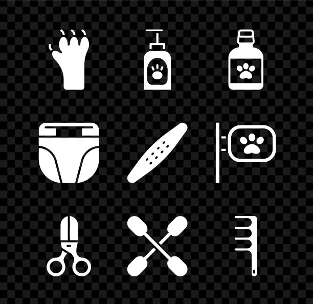 设置爪印宠物洗发水狗药瓶图片下载