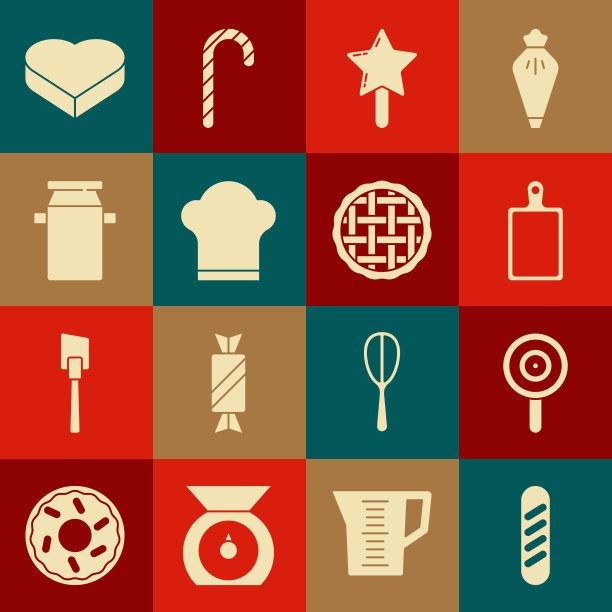 设置法式长棍面包，棒棒糖砧板图片下载