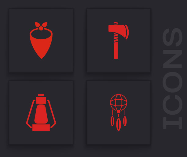 用羽毛搭捕梦网的牛仔大手帕图片下载