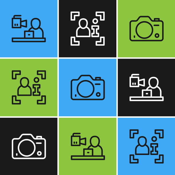 设置行突发新闻摄影镜头和图片下载