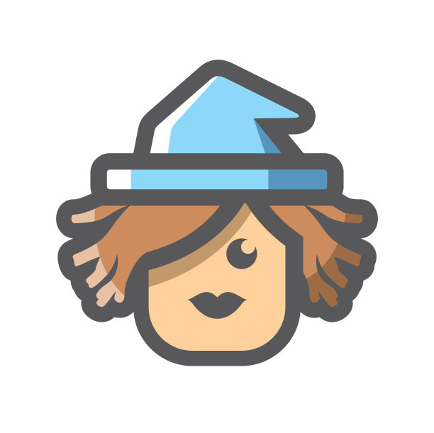 女巫仙子万圣节女孩的图标图片下载