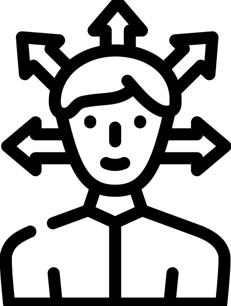 选择方向人线图标图片下载