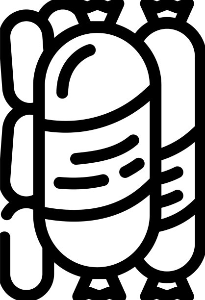 香肠系线图标图片下载