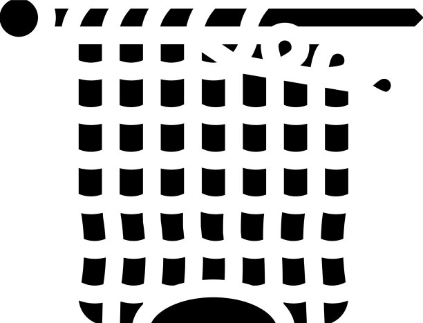 编织艺术品爱好字形图标图片下载