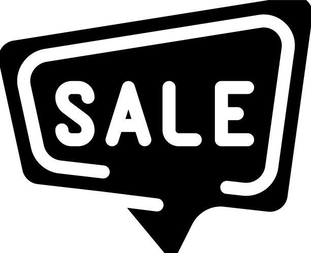 报价框销售字形图标图片下载