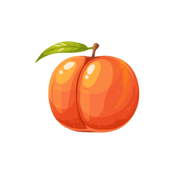 成熟的桃子，花园植物，多汁的甜点图片下载