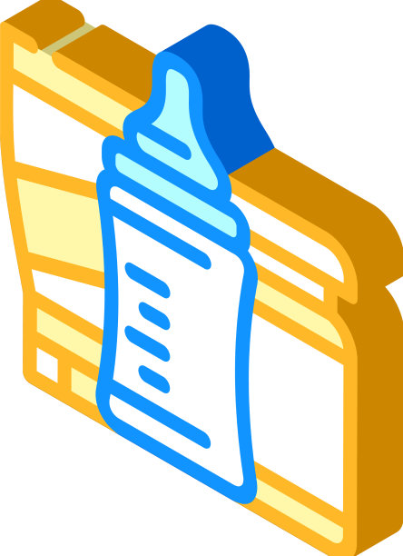 婴儿食品部等长图标图片下载