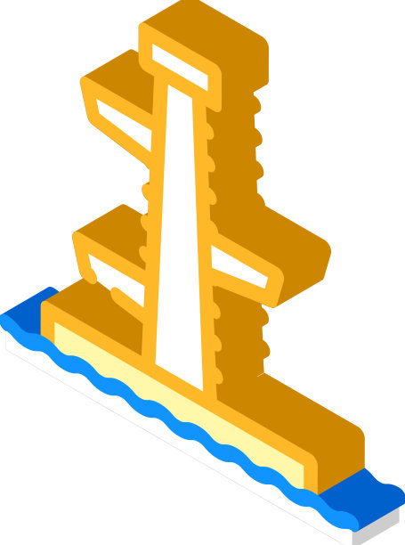 跳塔等距图标图片下载