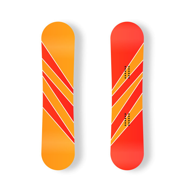 一套滑雪板度假村，山。图片下载