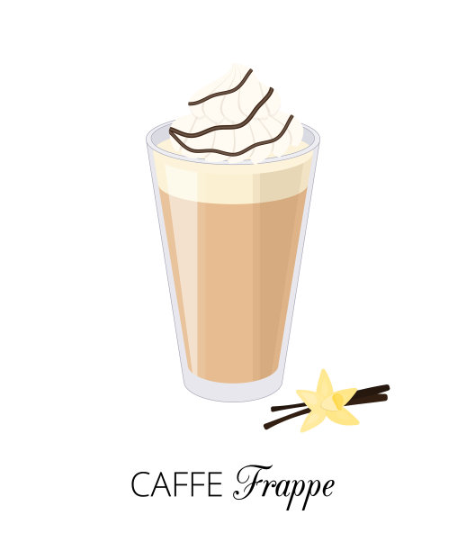 香草花咖啡图片下载