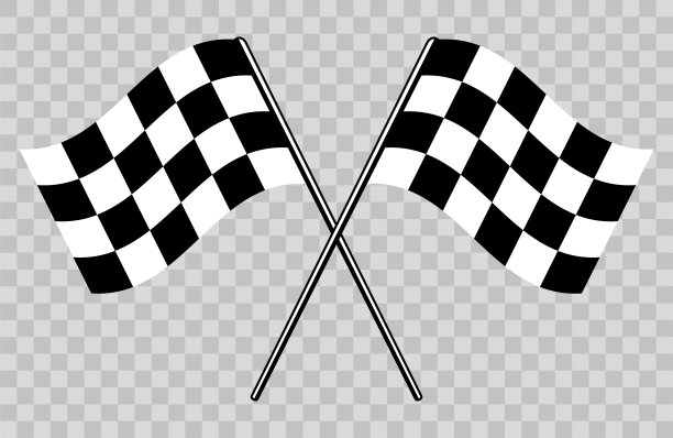旗帜竞赛图标矢量插图孤立。股票插图图片下载