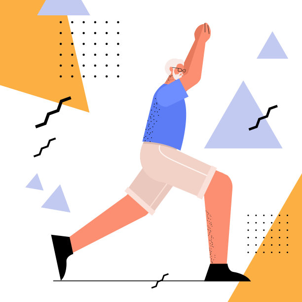 老人在做深蹲运动，老人在锻炼图片下载