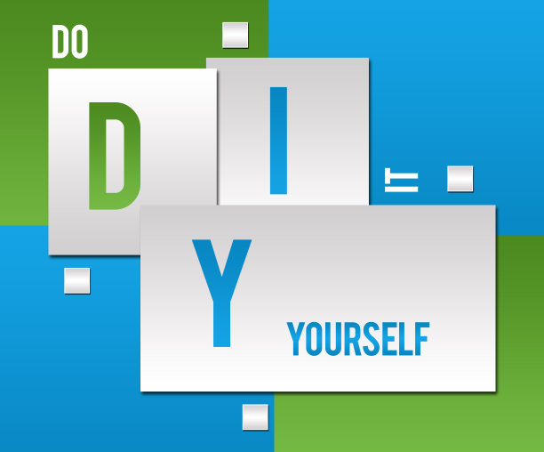 DIY -自己动手绿蓝方块文本图片下载