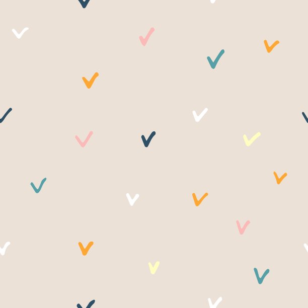 无缝斯堪的纳维亚涂鸦图案图片下载