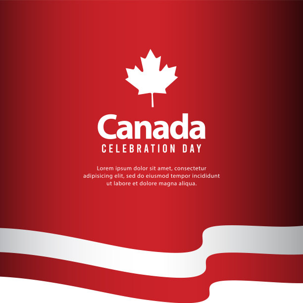 加拿大模板独立日快乐图片下载