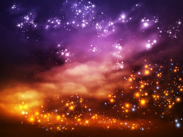 有星云和恒星的宇宙。美丽的空间。图片下载