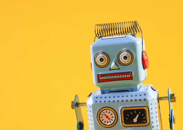 复古复古锡玩具机器人图片下载