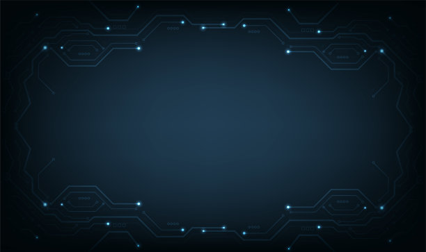 矢量未来电路板背景。图片下载