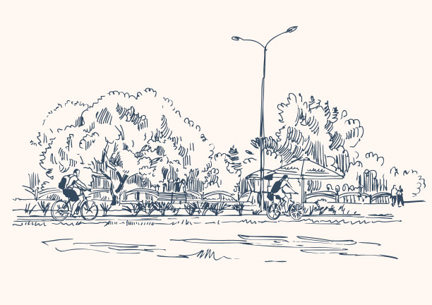 城市公园图片下载