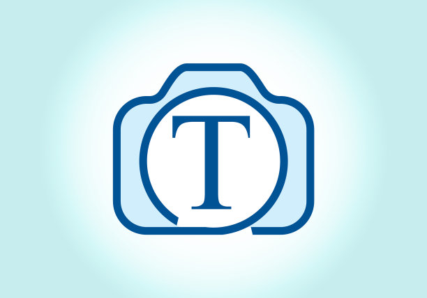 T字母豪华字母与相机图片下载