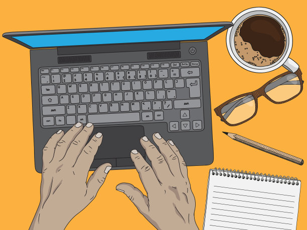 带着笔记本电脑和一杯图片下载