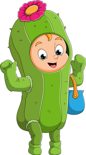 可爱的男孩在庆祝万圣节图片下载