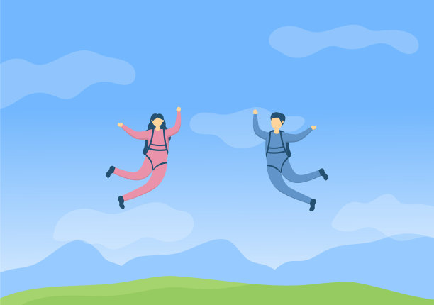 跳伞是一种户外运动图片下载