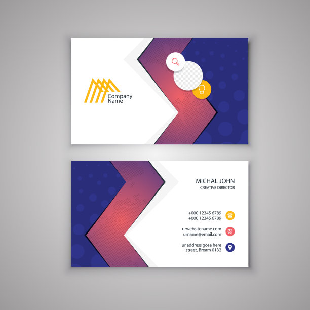 创意名片设计模板图片下载