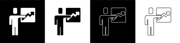 设领导团队的高管icon孤立图片下载