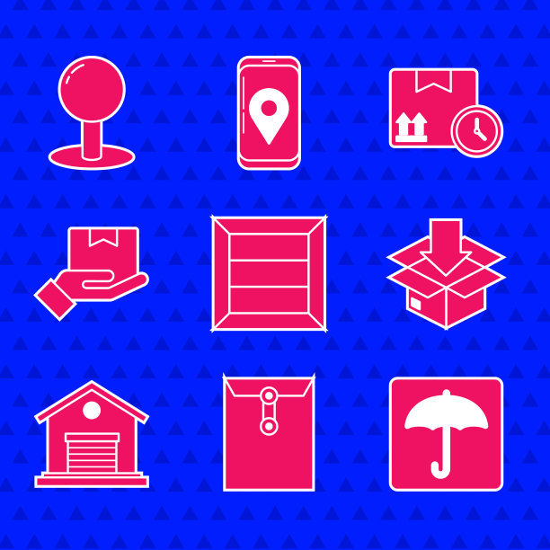 木盒，信封，雨伞，硬纸板图片下载