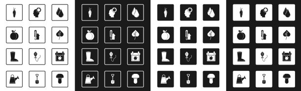 设水滴气象温度计桃花图片下载