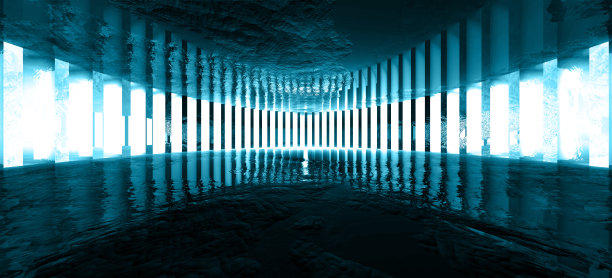 抽象的架构设计。室内概念图片下载