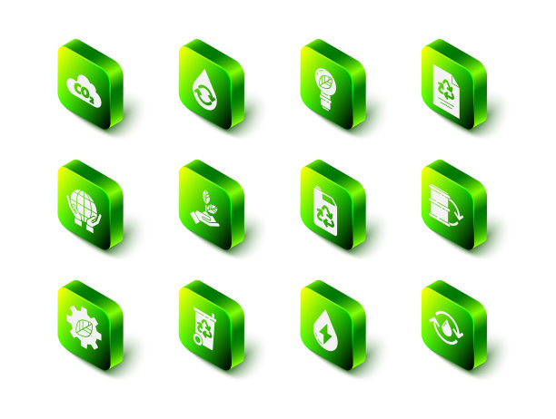 设置回收清洁水灯泡与叶子图片下载