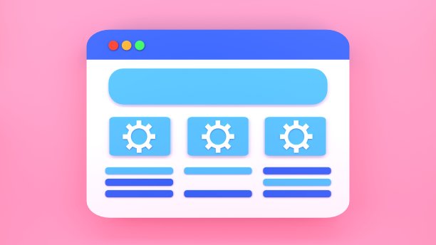 网站设置的概念。图片下载