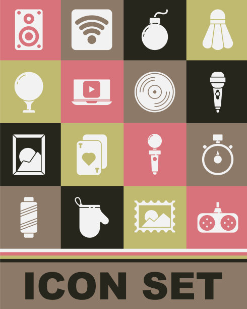 设置手柄秒表麦克风炸弹准备好图片下载