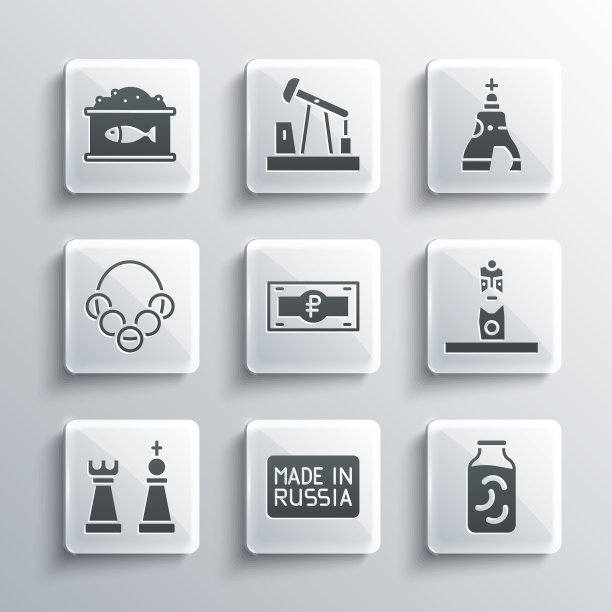 集俄罗斯制造的斯拉夫腌黄瓜罐图片下载