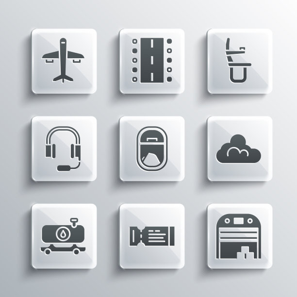 集机票飞机机库云天气图片下载