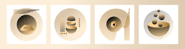 现代抽象梯度组合的集合图片下载