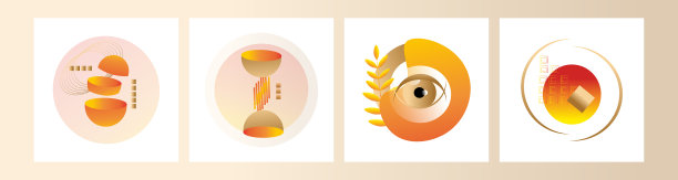 现代抽象梯度组合的集合图片下载