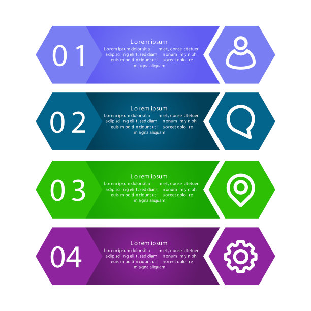 现代平面信息图形设计模板图片下载