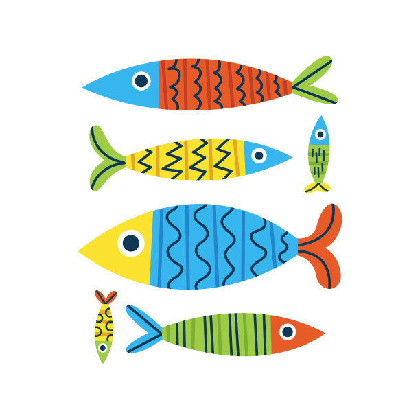 手绘沙丁鱼图片下载