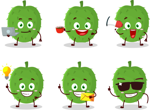 苏索普卡通人物具有各种类型图片下载