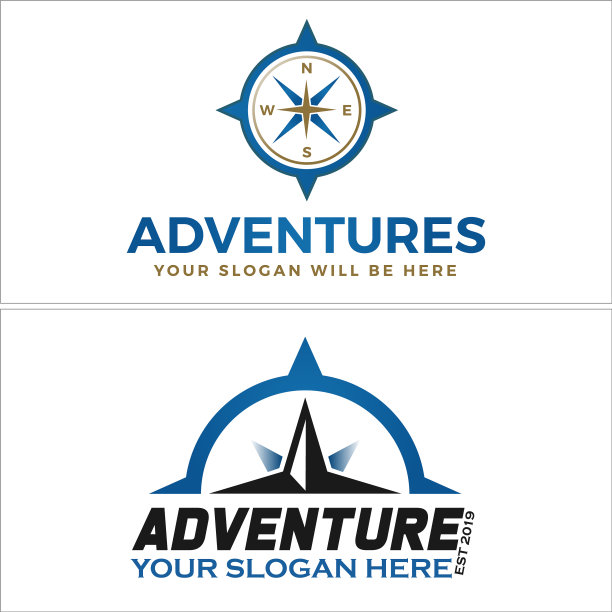 冒险指南针方向标志设计图片下载