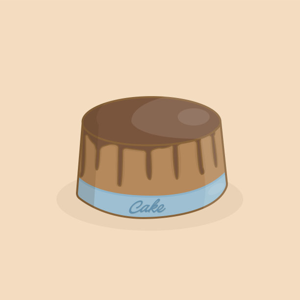 美味的巧克力蛋糕图片下载