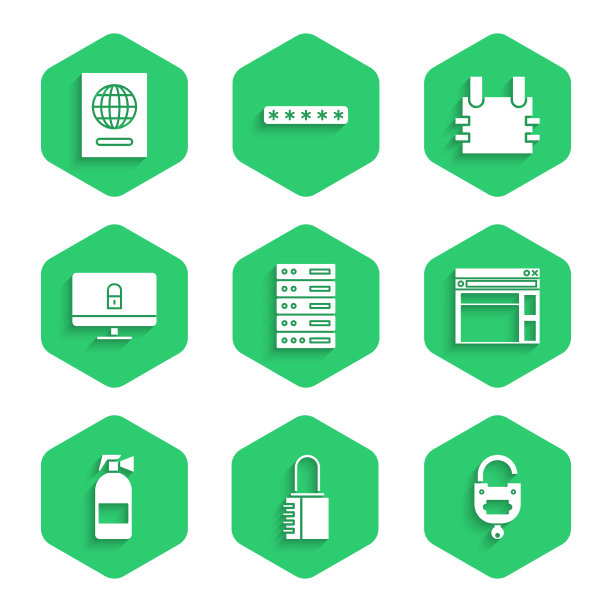 设置服务器数据网络主机安全组合图片下载