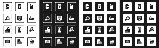 设置购物袋和网上订餐图片下载