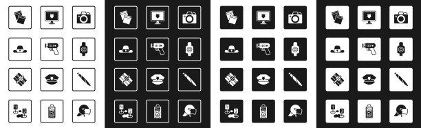 设置相机警察电击治安官图片下载