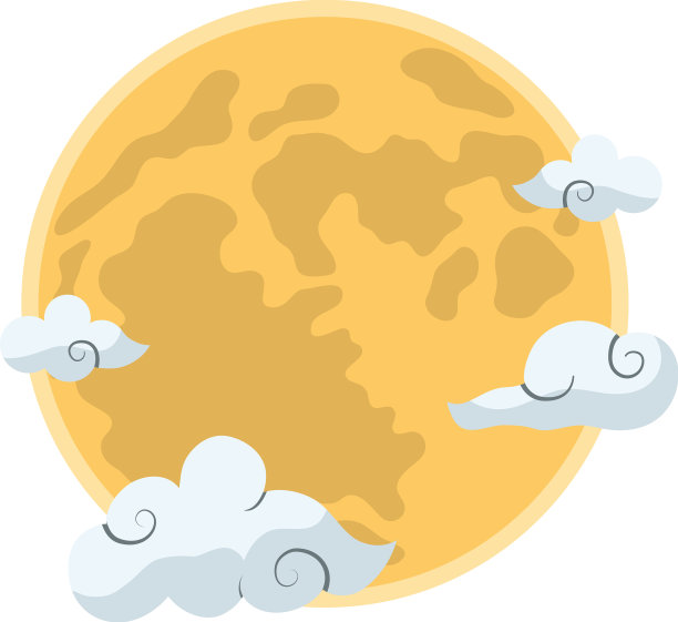 中国的云月图片下载