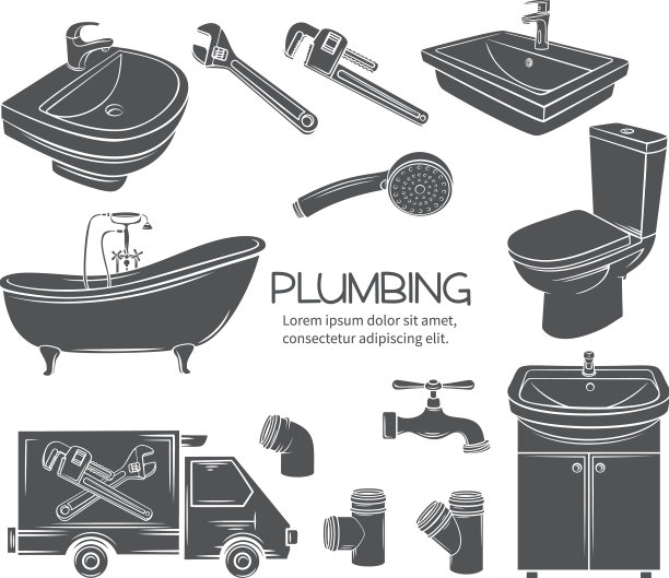 管道单色图标图片下载